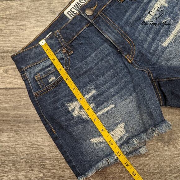 Rewash Girlfriend Denim Shorts Size 2 - Picture 6 of 7